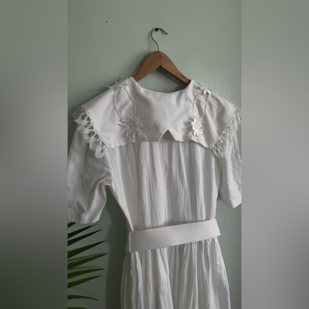 Vintage Joseph Ribkoff White Textured Fabric - Picture 8 of 9